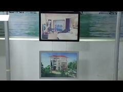 الإعلانات التجارية الصندوق الضوئي المصباح إشارة الصندوق الضوئي 1.2 كجم الشاشات الإعلانية ذات الجانبين المزدوجة