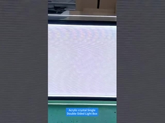 أكريليك عالية السطوع كريستال مربع الضوء KWS-AP-20 مضاءة خلفيا A4 مربع ضوء 5.76W