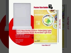 2025 نموذج جديد الإعلانات الخارجية الصندوق الضوئي