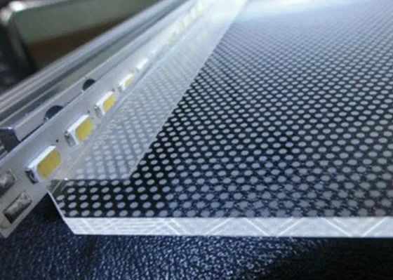 شراء الطلب الشفاف 5Mm أكريليك الضوء دليل لوحة LED لوحة الضوء Pmma التصنيع عبر الإنترنت