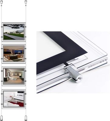 شراء A4 Landscape Crystal Light Box with Innovative Hidden Fixtures and Highest Brightness LED Backlit for Long Life No Maintenance التصنيع عبر الإنترنت