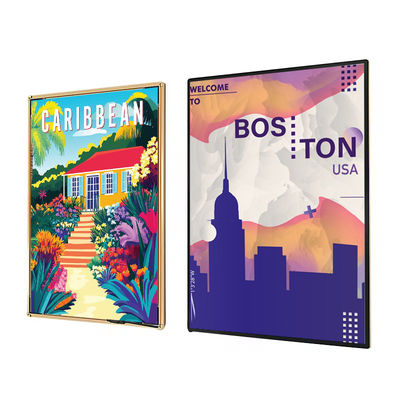 صناعة صناديق الضوء الزجاجية عالية الجودة LED Wholesale Ultra Slim Advertising Light Box