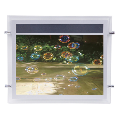 الصندوق الضوئي الكريستالي ذو الجانب الواحد القابل للتخصيص DC12V DC24V شريط ضوء LED