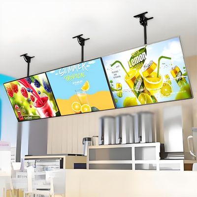 الصندوق الضوئي LED A4 الحالي للغاية للمساحات التجارية 2835 شريط LED